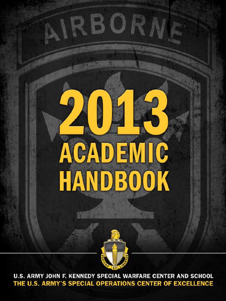 Academic Handbook Special Forces (United States Army) United States