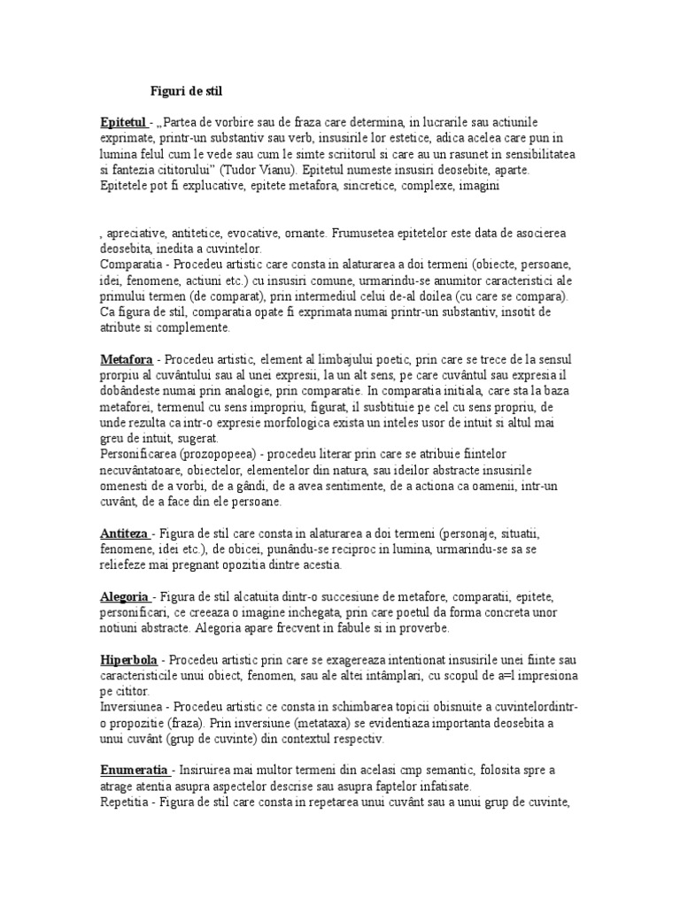 Figuri De Stil