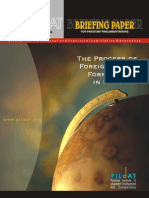FP Formulation Process in Pakistan Pildat University PDF
