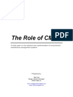 The Role of CMMS