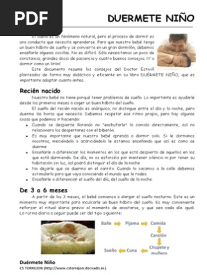 Duermete Nino Dormir Bienestar