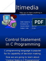 Control Statement in C Programming Vijay