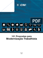 101 Propostas Para Modernização Trabalhista - CNI