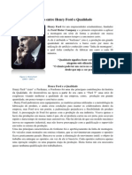 Relação Entre Henry Ford e Qualidade - Lucas Carvalho