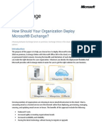 Exchange Deployment Options White Paper