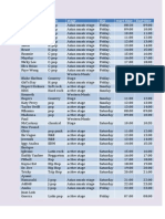 Time Table