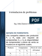 Formulacion de Problemas