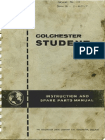 Colchester Student Lathe Manual PDF