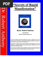 Download drRobert Anthony -  Secrets of Rapid Manifestation by willow33 SN25013287 doc pdf