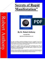 DR - Robert Anthony - Secrets of Rapid Manifestation