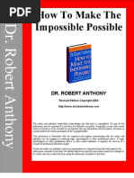 Download Dr Robert Anthony -  How to Make the Impossible Possible by willow33 SN25013342 doc pdf