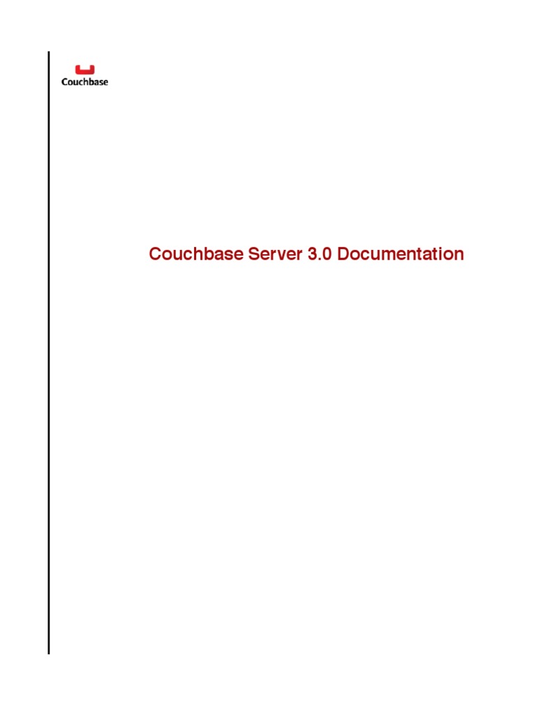 Tai Lieu Ve Couchbase Version3 | PDF | Computers | Technology & Engineering
