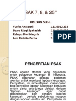 PSAK 7,8,25 (Seminar Akuntansi)