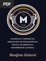 Manifesto Eleitoral da Lista M - AEFDUCP
