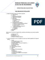 Estructura Plan de Tesis Fac, Ingenieria