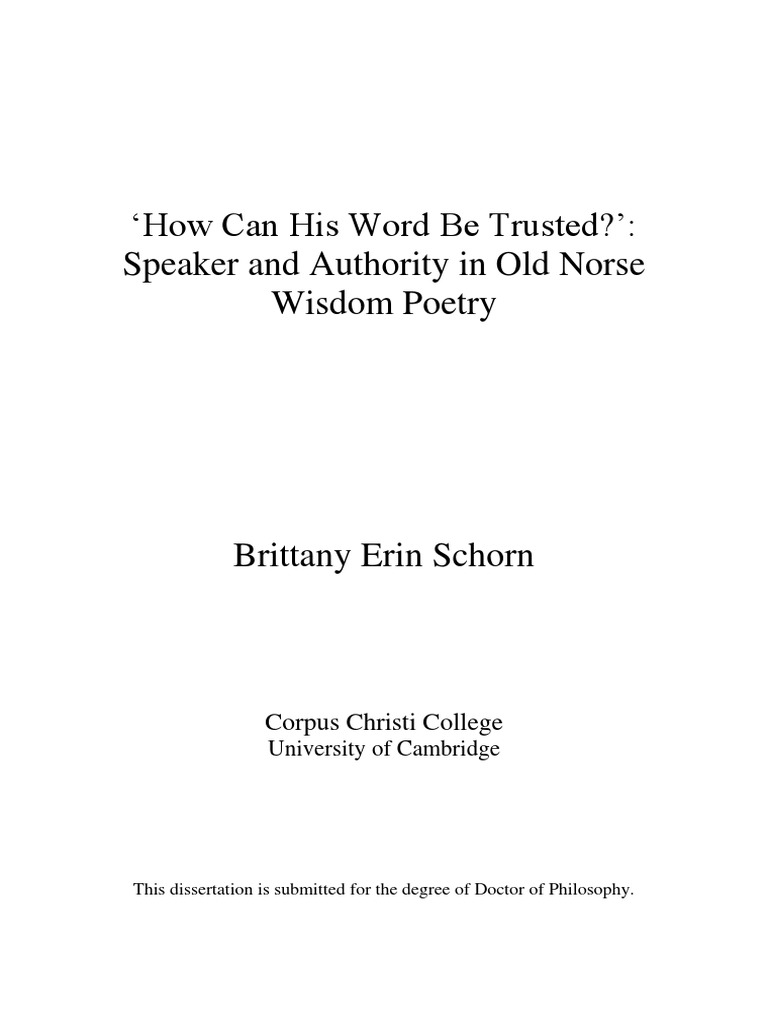 English thesis image