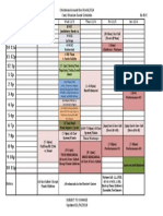 Caw Cast Schedule