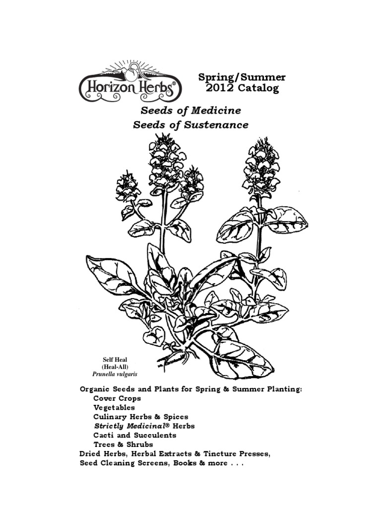 Horizon Herbscatalog Srping 12 Botany Crops