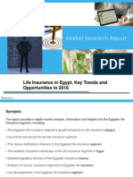 Market Research Report: Life Insurance in Egypt, Key Trends and Opportunities To 2018