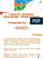 Lesson Learned Side Boom PPGM Donggi HSE