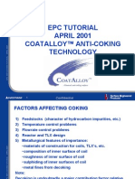 Epc Tutorial APRIL 2001 Coatalloy™ Anti - Coking Technology