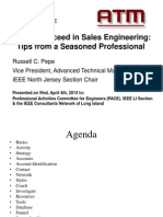 How to Ucceed in Sales Engineering