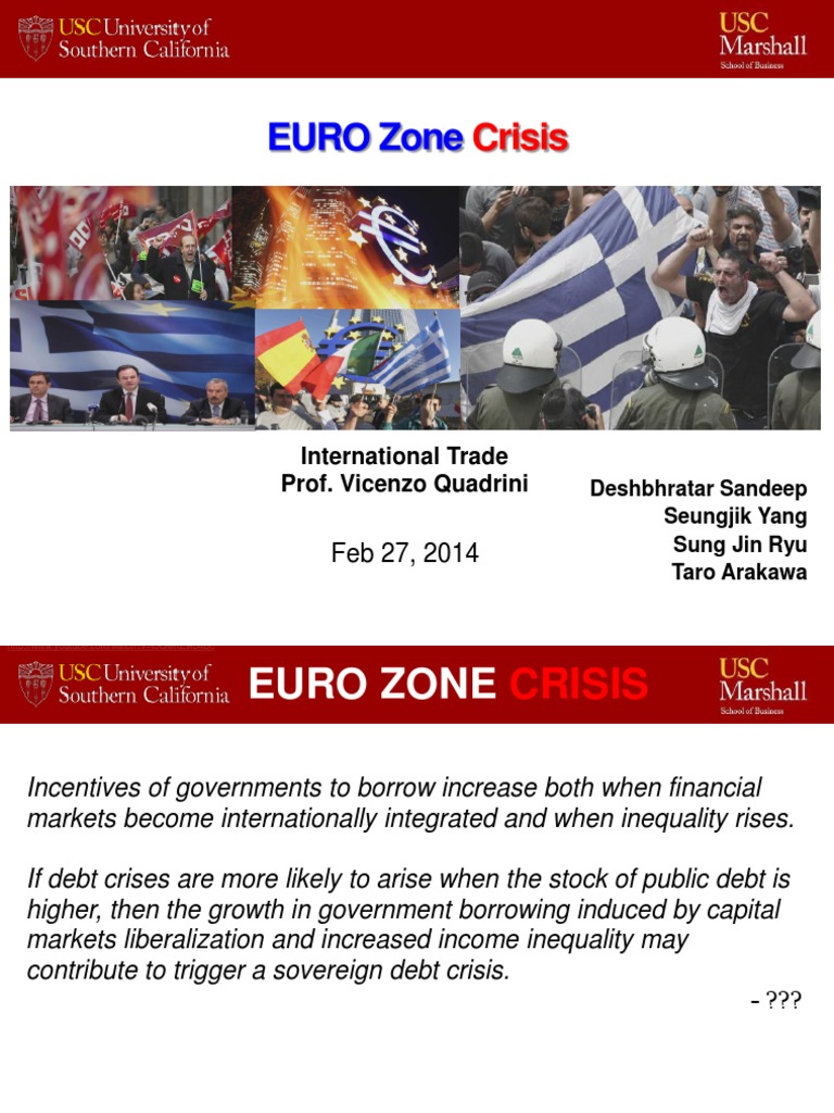 Euro-Zone Crisis Revised | PDF | Eurozone | Euro