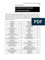 Descubriendo valores