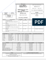 Call Sheet 2