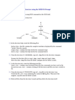 MSDOS Command Exercises