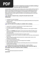 Basic Water Safety Honor Guidelines | PDF | Swimming
