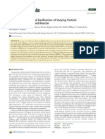 Biomass Pyrolysis and Gasification of Varying Particle Sizes in A Fluidized-Bed Reactor