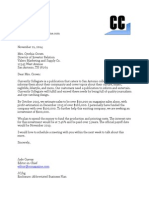 Funding Letter