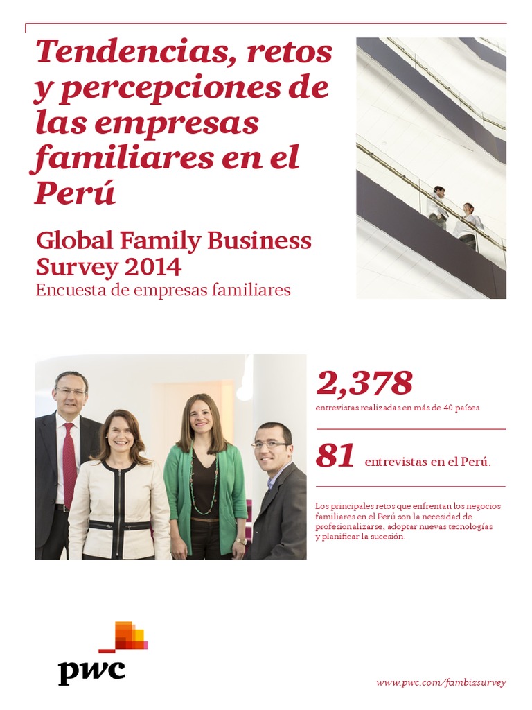 Tendencias, Retos y Percepciones de Las Empresas Familiares en El Perú ...