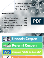 Tugas Bahasa Indonesia (Resensi Cerpen)