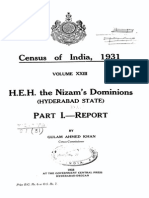 Cnesus of Nizam's Dominions-1931
