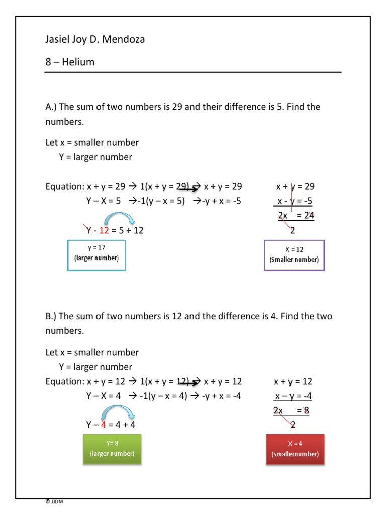 Math Problem | PDF
