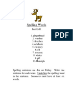 Spelling Words 12-19