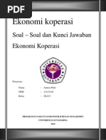 Download soal-soal dan kunci jawaban ekonomi koperasi by Nissa Wookie SN250165022 doc pdf