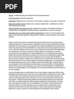 needs assessment cur 528 week 4