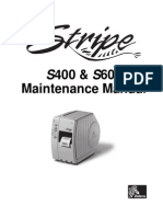 Zebra Stripe S400 & S600 Maintenance Manual