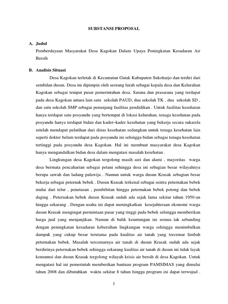 Proposal KKN | PDF