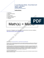 MR Evans' Maths Revision - Numbers