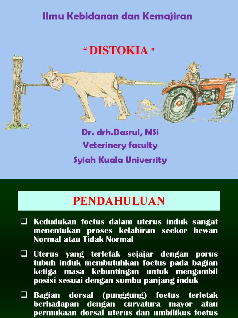 Distokia: Penyebab dan Jenis | PDF | Sains & Matematika