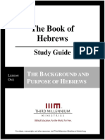 The Book of Hebrews - Lesson 1 - Study Guide