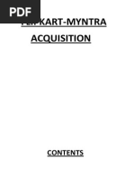 Flipkart Myntra Acquisition