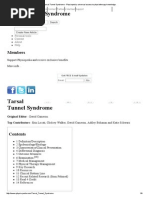 Tarsal Tunnel Syndrome - Physiopedia, Universal Access To Physiotherapy Knowledge