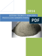 Estudio Tecnico y Financiero Produccion de Cemento