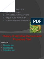 Group 2 members and narrative text theory
