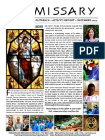 Franciscan Mission Outreach Emissary Update - Dec 2014
